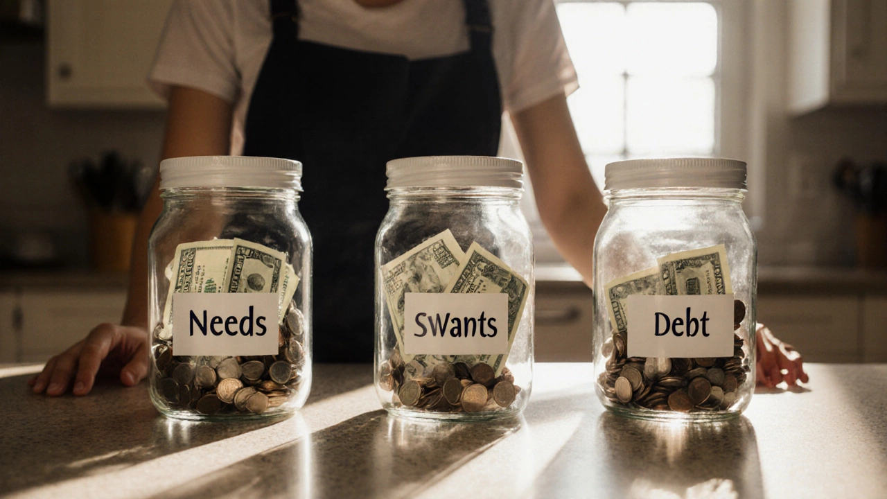 What is the 30-40-30 rule for budgeting?