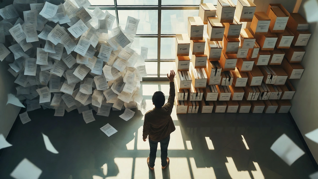 Person choosing organized debt rehabilitation over chaotic default